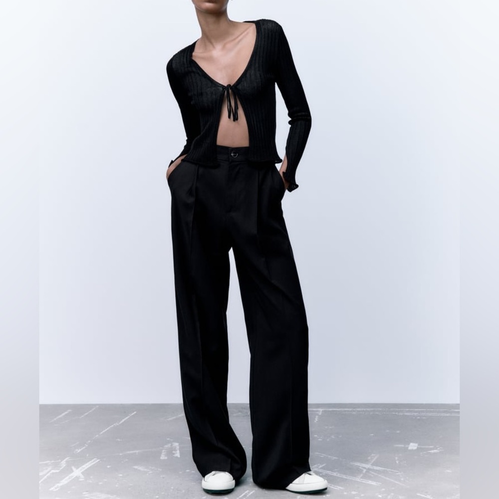 Zara Full Length Black Pants